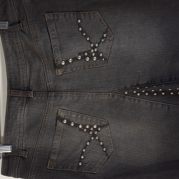 Arizona Jean Co Grayish Jean Skirt Size 9 - Picture 6 of 13